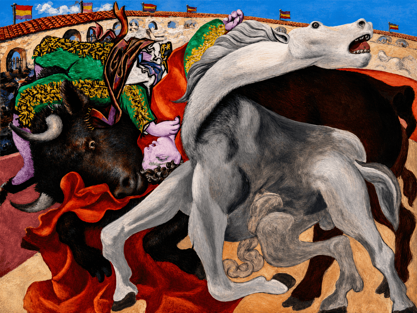 Picasso bullfighting artwork