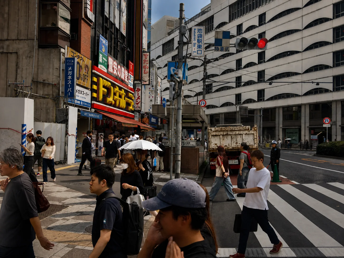 The streets around Ikebukuro Station